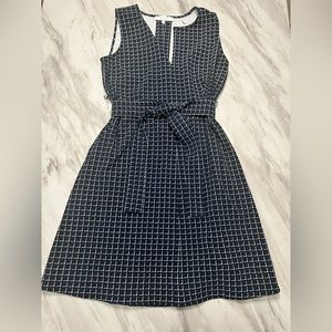 Navy patterned Lark & Ro dress